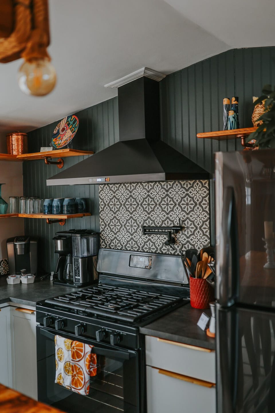 Fully stocked kitchen