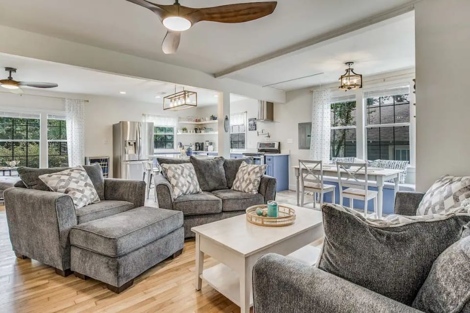 Spacious open floor plan