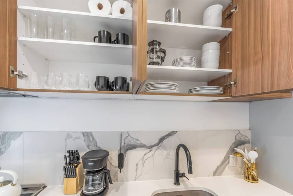 Fully stocked kitchen 