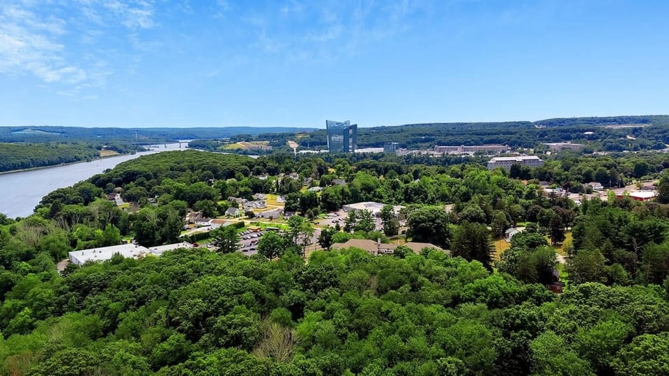 Drone Shot of Mohegan Sun from Directly Above the House. 1.8 Miles by Road. Have an Amazing Experience!
