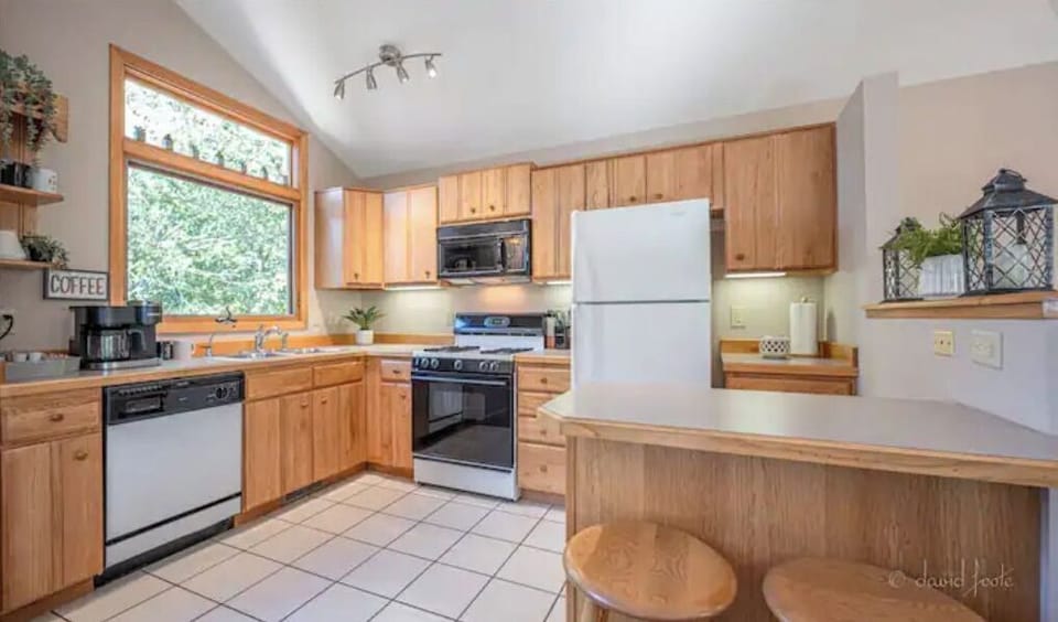 fully stocked kitchen