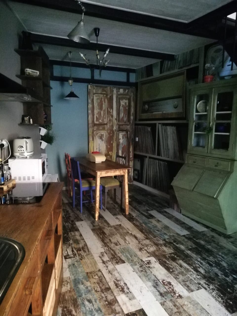 Cozinha e sala