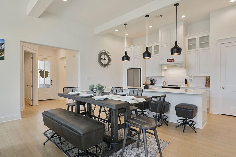 Kitchen and Dining Room Area