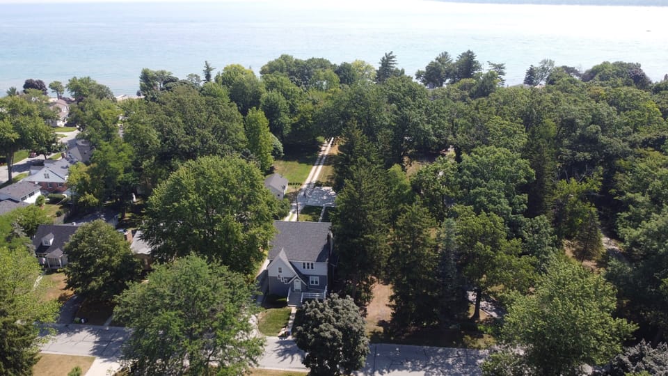 Prime location, one house off lake, quiet neighborhood. 