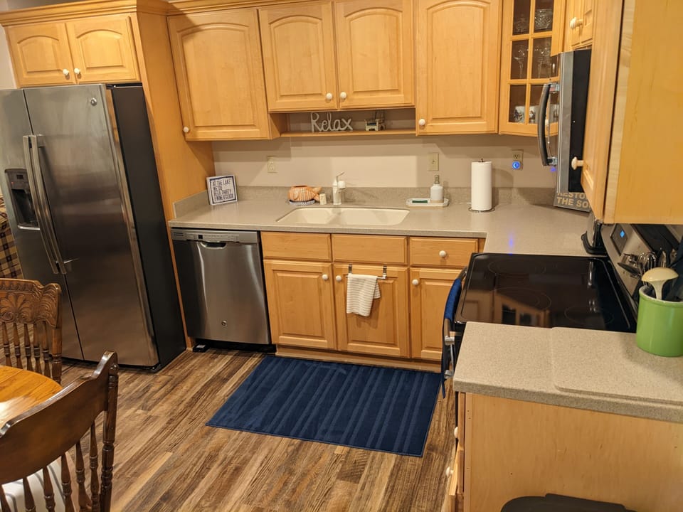 Kitchen upon entering