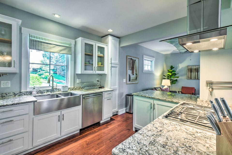 Kitchen | Main Level | Drip Coffee Maker | Spices | Blender