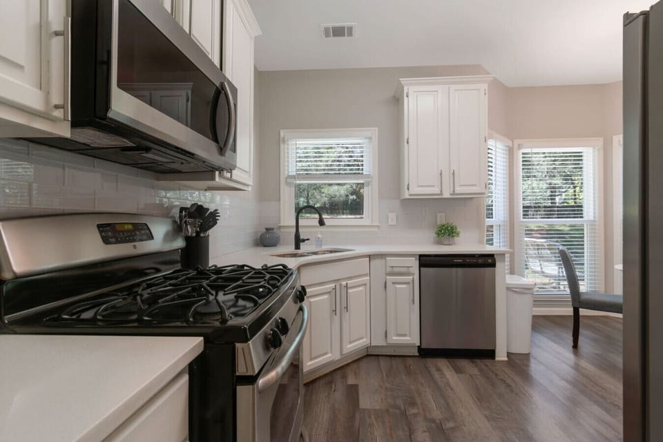 Modern, Stocked Kitchen