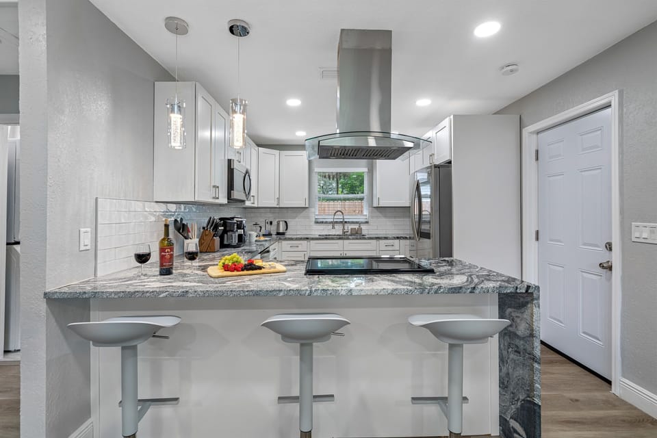 Never miss a story while getting the food ready! With our open space concept, you could bond with family and friends while making sure everyone would love the food they would eat! If you like this concept, send us a message!