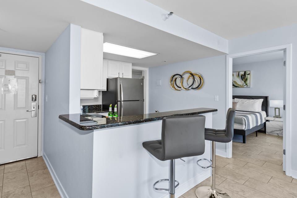 Create culinary delights in our stylish oceanfront kitchen!