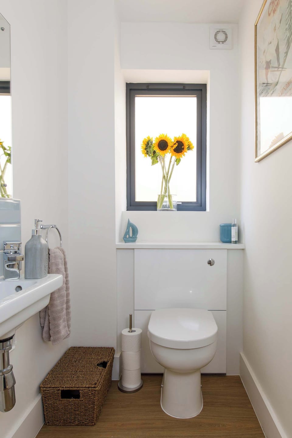 As well as three en-suites, there is a downstairs cloakroom.