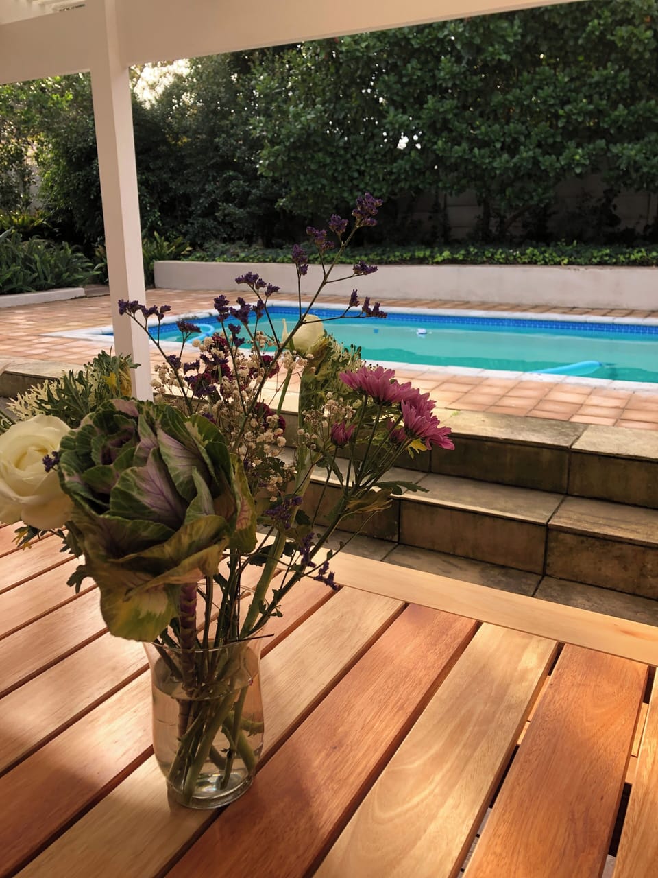 Deck/Patio with Heated pool