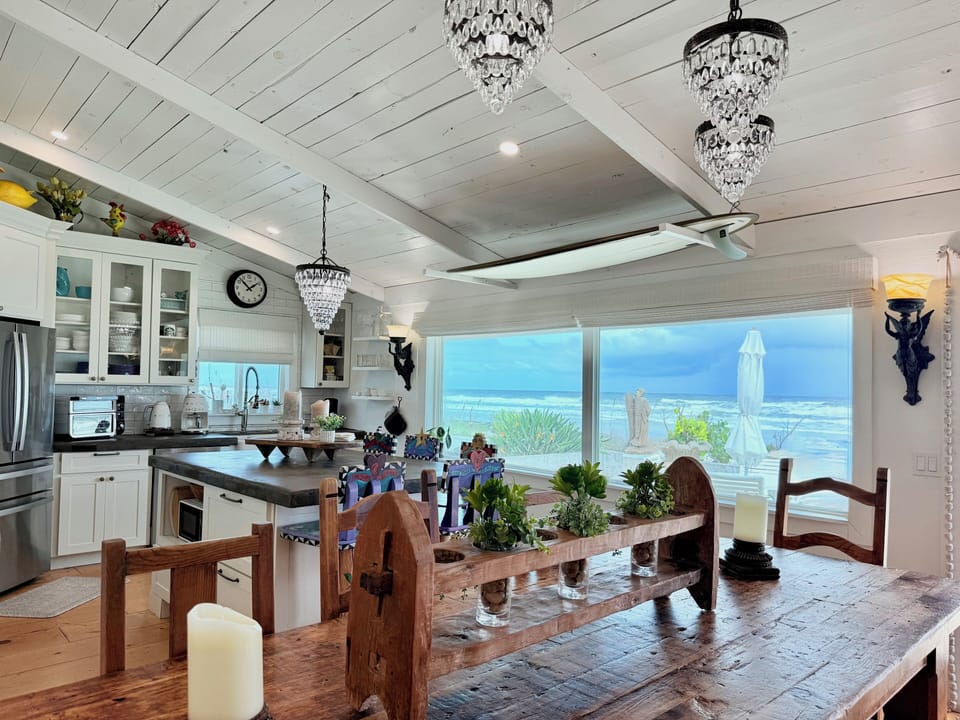 Enjoy meals together in this bright, open dining area off of the kitchen 