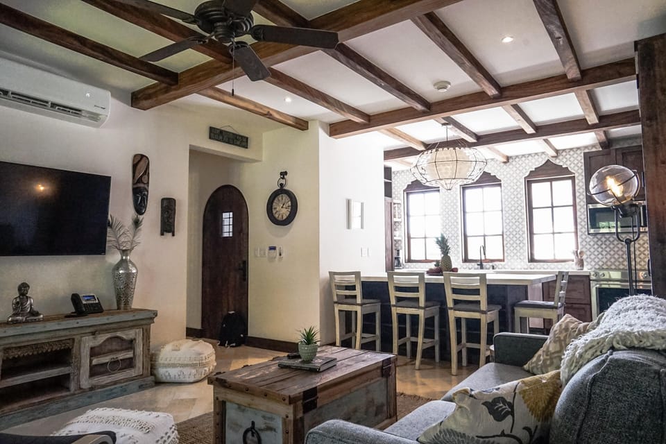 Dining and Living Room Area.