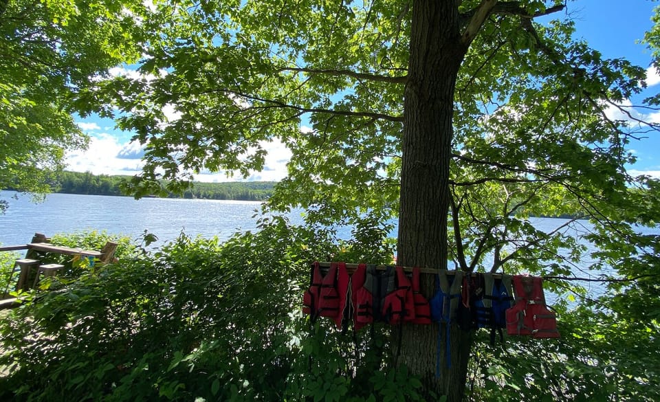 Adult PFD's provided during summer, fall.