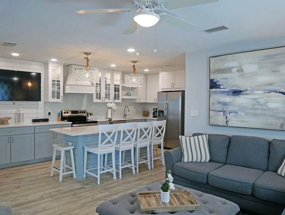 view of kitchen from living room