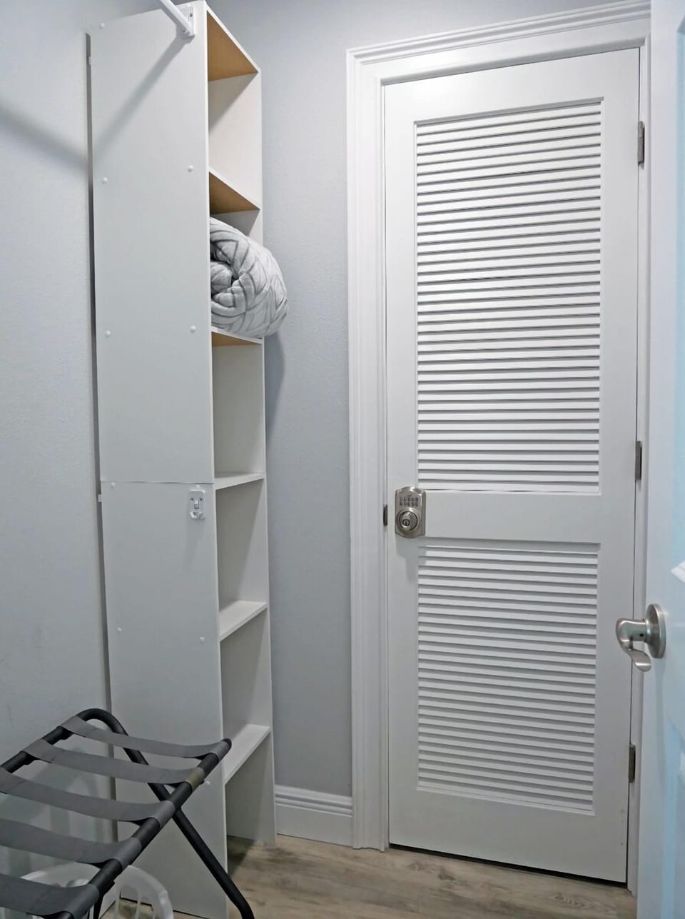 Master bedroom walk in closet