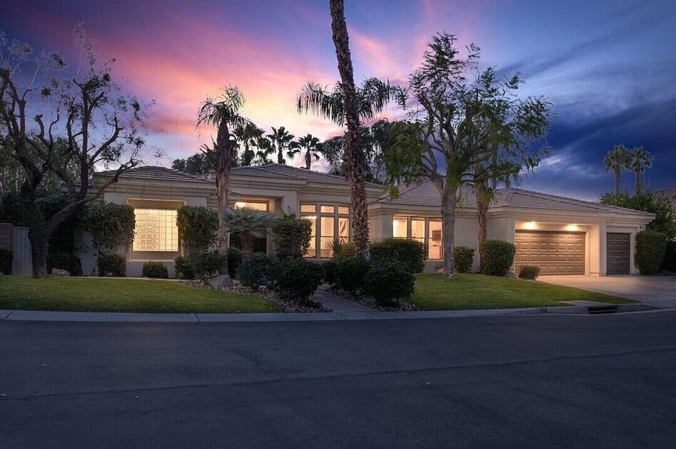 Beautiful sunsets with mountain views