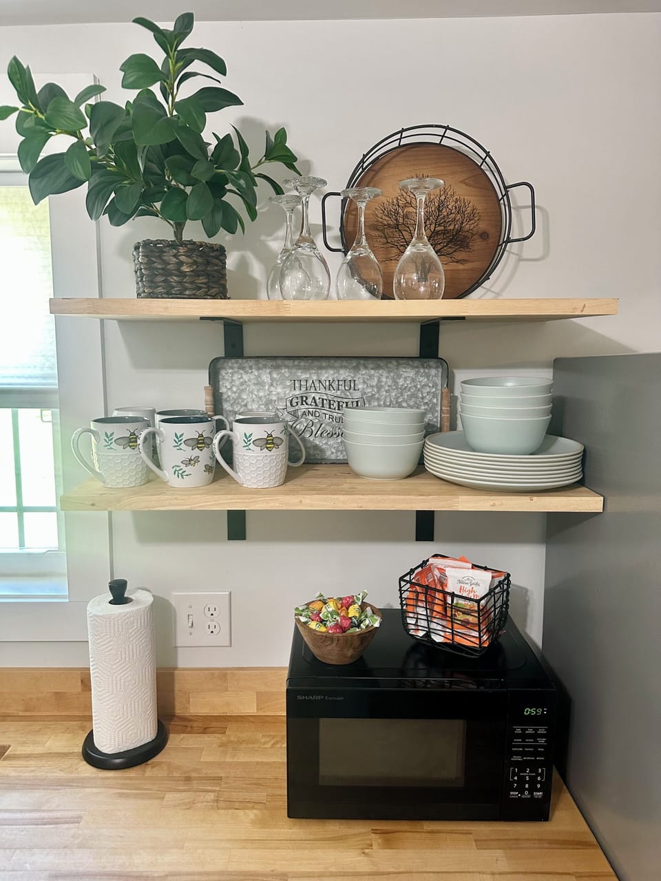 Be welcomed with snacks.  