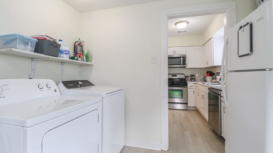 New washer and dryer