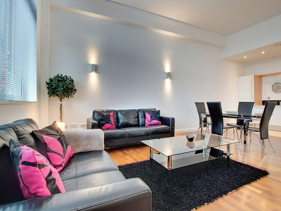 Living room/dining room | Crown Apartments 314 - Crown Apartments, Newcastle upon Tyne