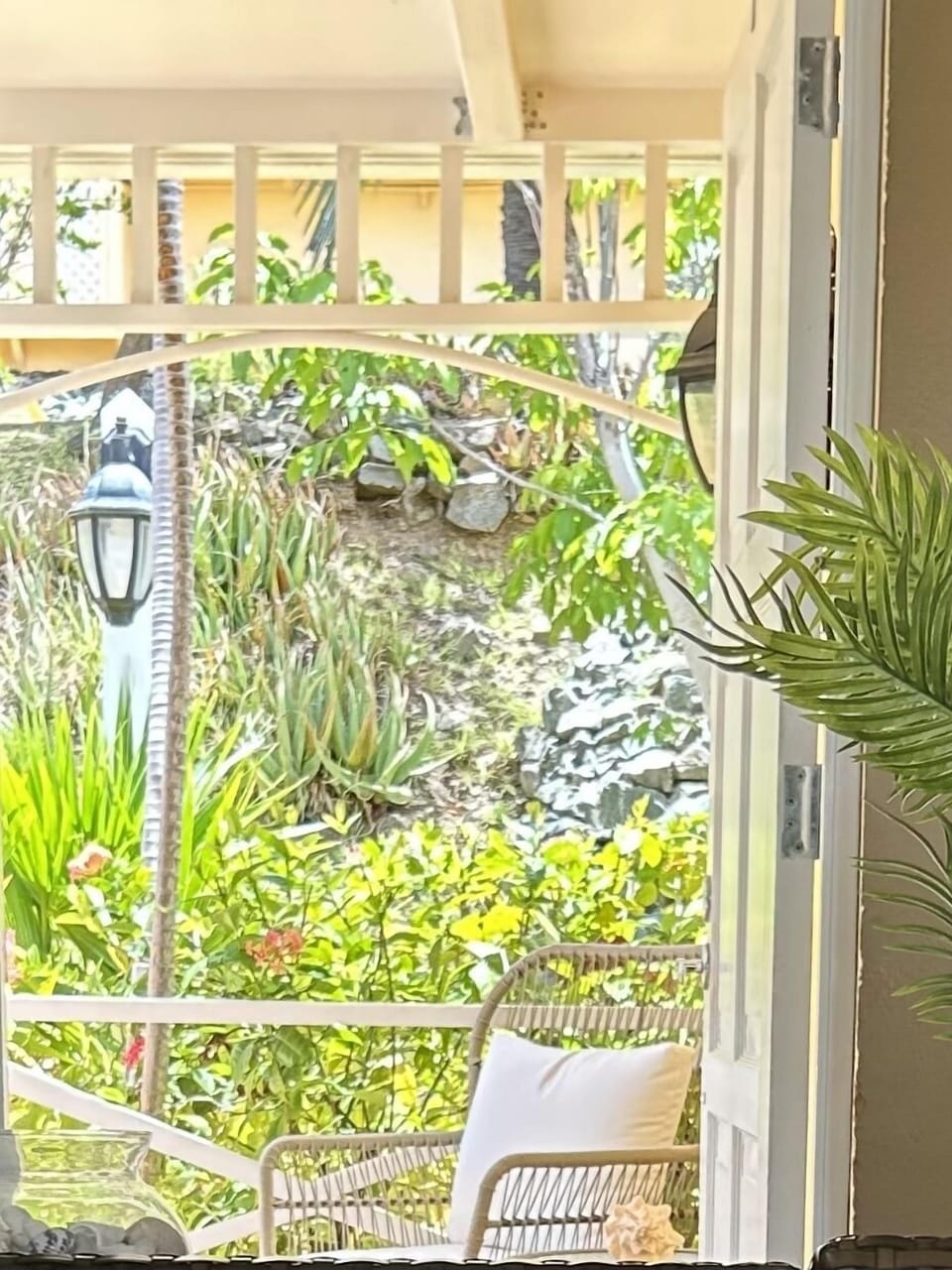 View out front door