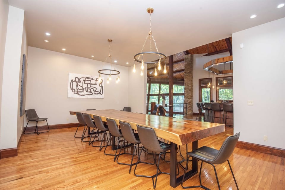 Seating for everyone in the spacious dining area.