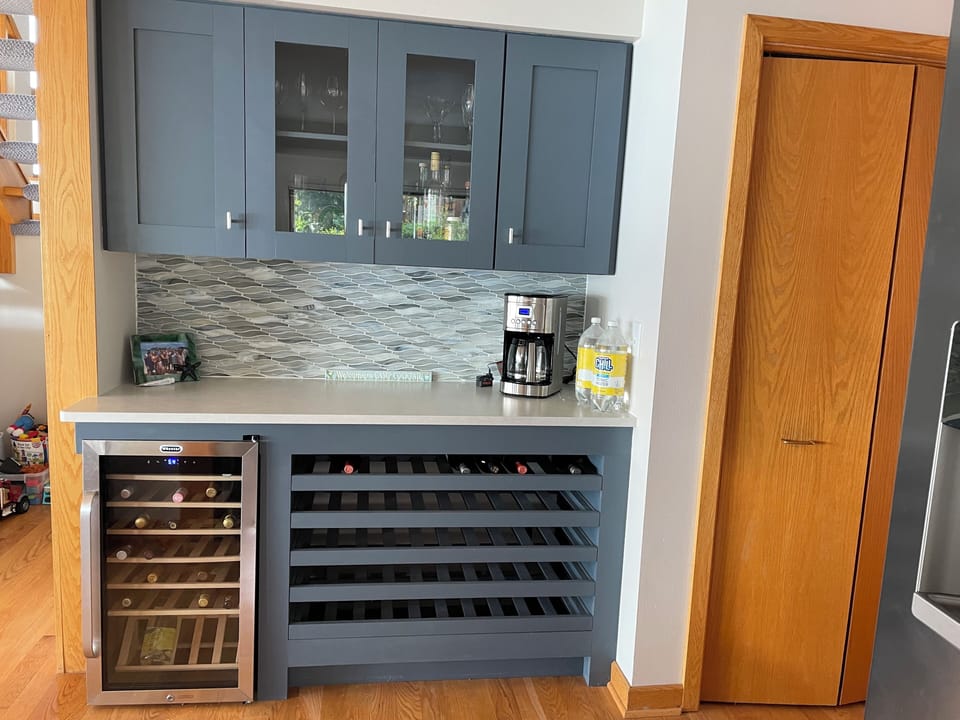 Wine and coffee station
