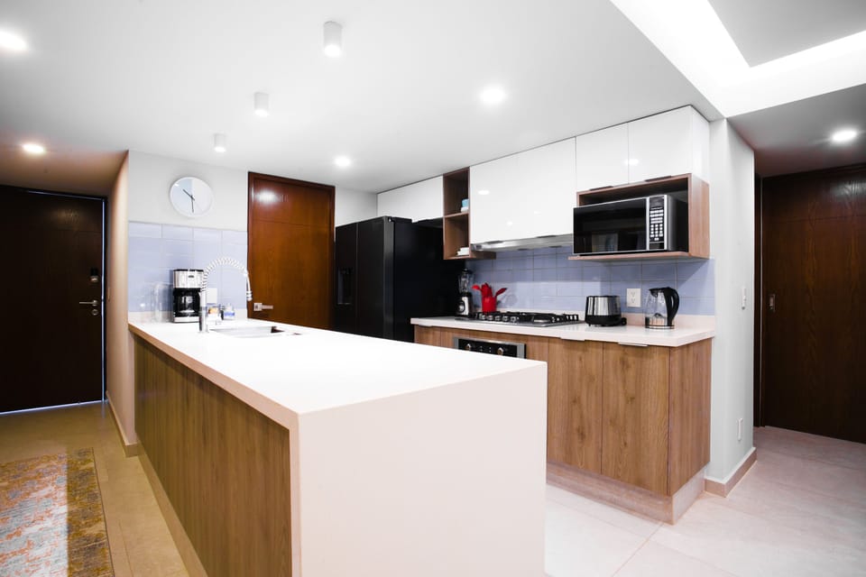 Fully equipped kitchen