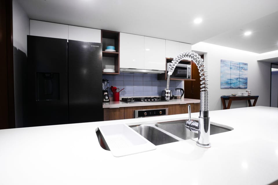 Elegant and sparkling clean kitchen