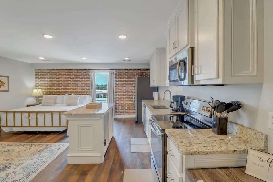 Overview of kitchen and bedroom!