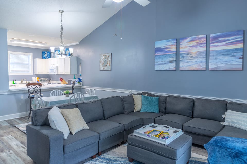 Perfect place to lounge and have movie nights!