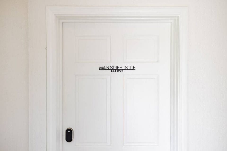 Our suites are easily accessible with private Yale keypad codes.