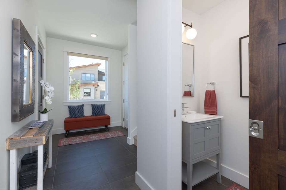 A convenient half-bath | Main Level