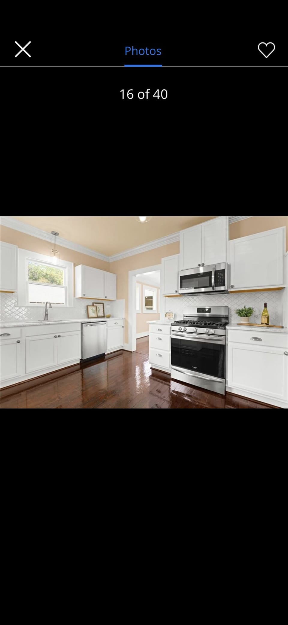 Large modern kitchen fully stocked