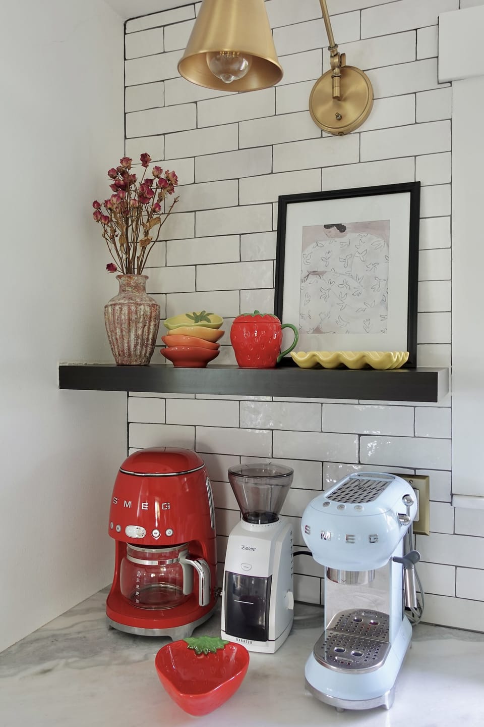 Start your day in style at the thoughtfully curated coffee station!