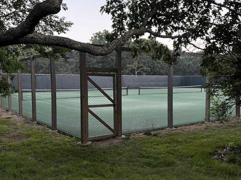 3 private association tennis courts