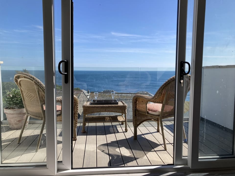 Balcony with amazing sea views from Rame Head to Looe Island