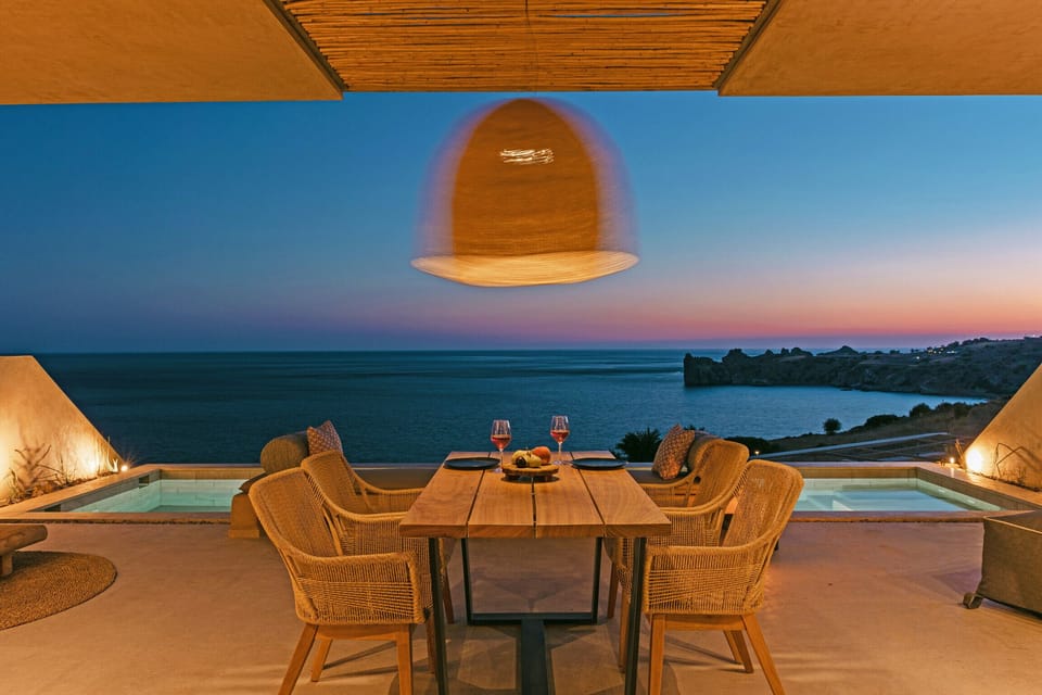 Beach villa,Heated pool,Incredible view,Agios Pavlos,Crete