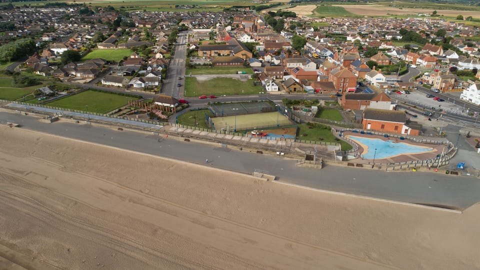 Blue Flag beach at Sutton on Sea