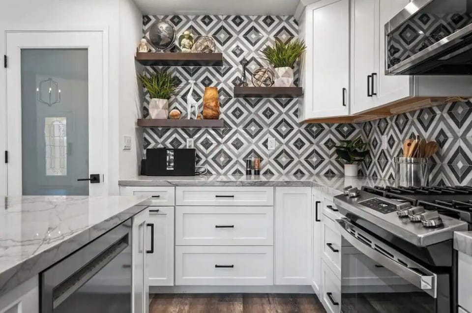Kitchen with all new appliances