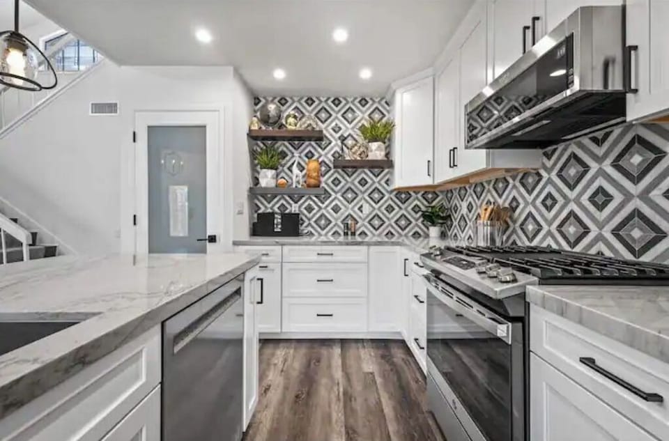 Kitchen with pantry