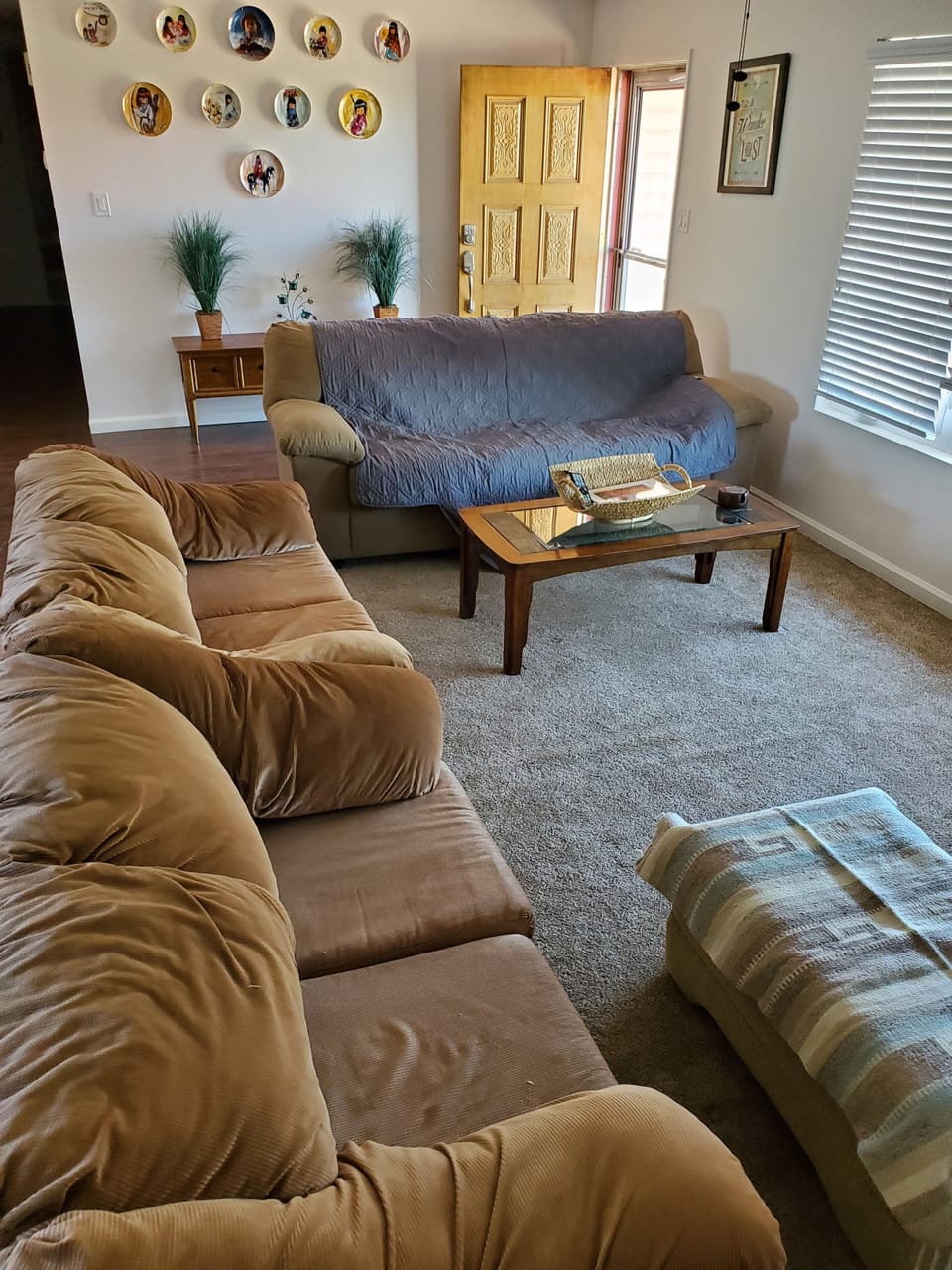 large open living room with plenty of seating 
