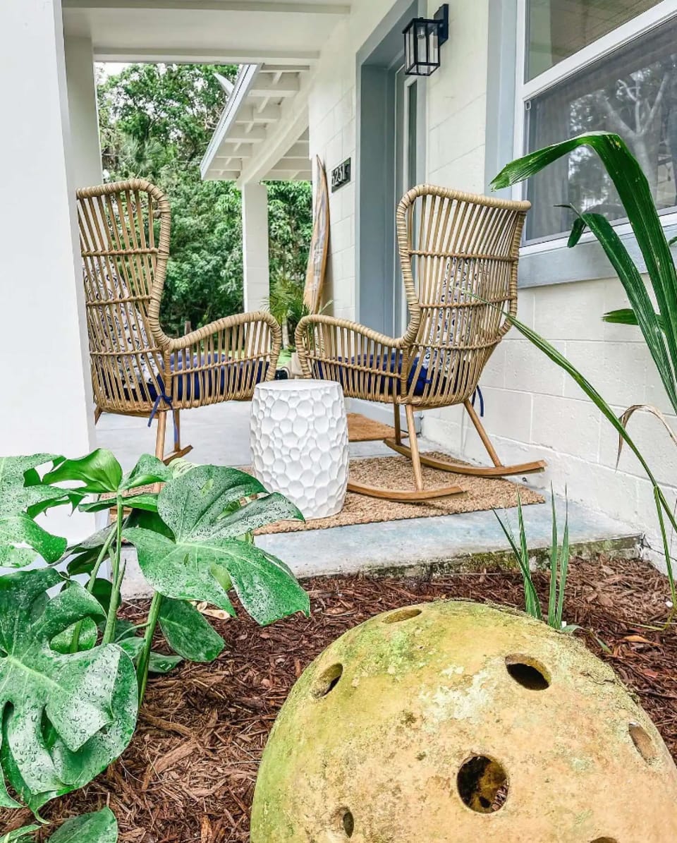 Relax in the front porch