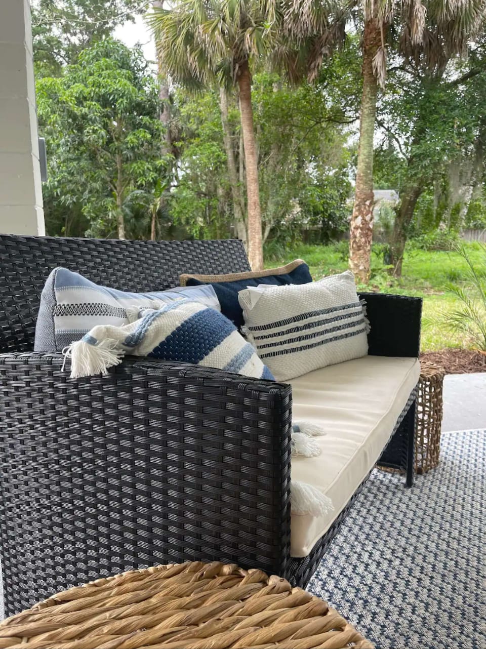 Back porch seating