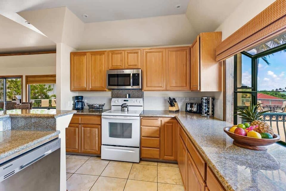 Kitchen is Upstairs
