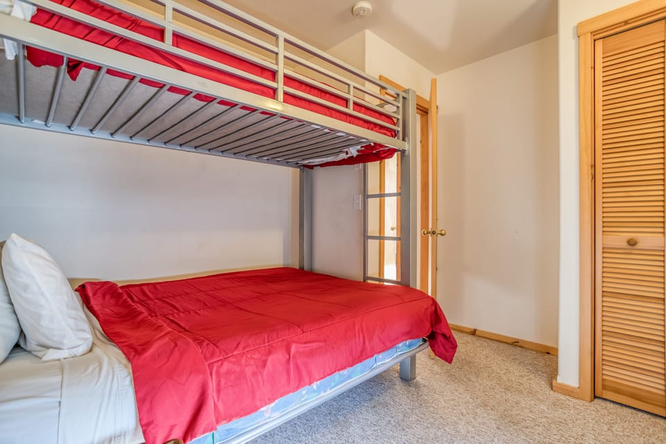 Bedroom 1 with comfortable space for movement