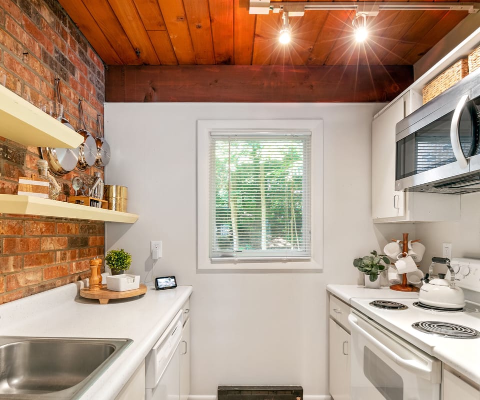 Fully stocked kitchen