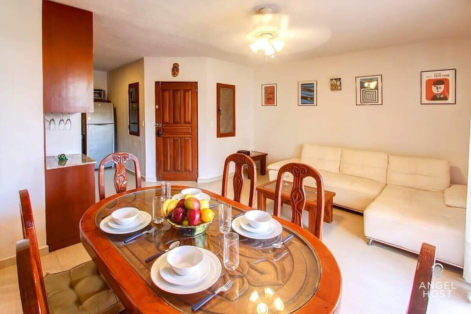 A comfortable and airy living space to unwind after a day of adventure.