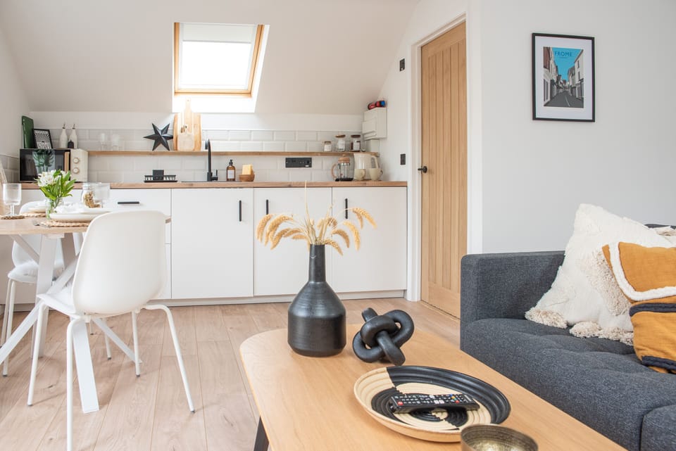 Open plan living area