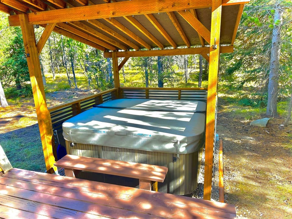 Covered Hot Tub